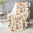 thumbnail image 2 of Preciosa manta de Corgi para hombres y mujeres: franela de felpa suave, cómoda, liviana, cálida y difusa para sofá, cama, viajes, sala de estar y exteriores, 50 x 40 pulgadas, 2 of 6
