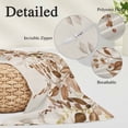thumbnail image 2 of Brown Orange Eucalyptus Pillow Covers, Linen Long Throw Pillow Case, Farmhouse Weeping Leaves Linen Holiday Pillow Protector Decorative Cushion Cover for Living Room/Bedroom 20" x 36", 2 of 8
