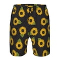 thumbnail image 3 of Goofa Sunflowers Printed Mens Swim Trunks Summer Quick Dry Short Beach Swimwear Bathing Suits-XX-Large, 3 of 9
