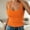 Orange, variant on SNKSDGM 4Th of July Lace Tank Tops for Women Women's Plus V Neck Tank Tops for Women Women Spaghetti Strap Neck Ribbed Tank Tops Slim Fitted Camisole Basic Sleeveless Layering Shirts