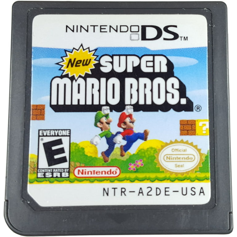Restored Nintendo DS Lite Polar White with Super Mario Bros Mario Kart Games Walmart.com