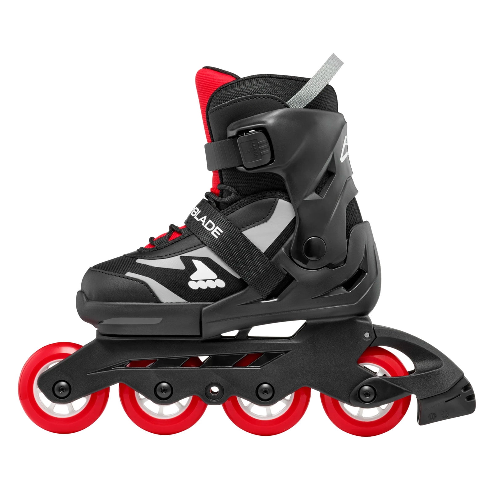 ROLLERBLADE Kids' Microblade Black/Red Skates, Size: 2-5 (86B0751530ND01-2-5)