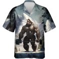 thumbnail image 3 of Camisas hawaianas de verano, camisas divertidas con estampado 3D, camisas casuales de moda para hombres y mujeres, blusa de manga corta con un solo pecho, ropa para hombres, 3 of 5