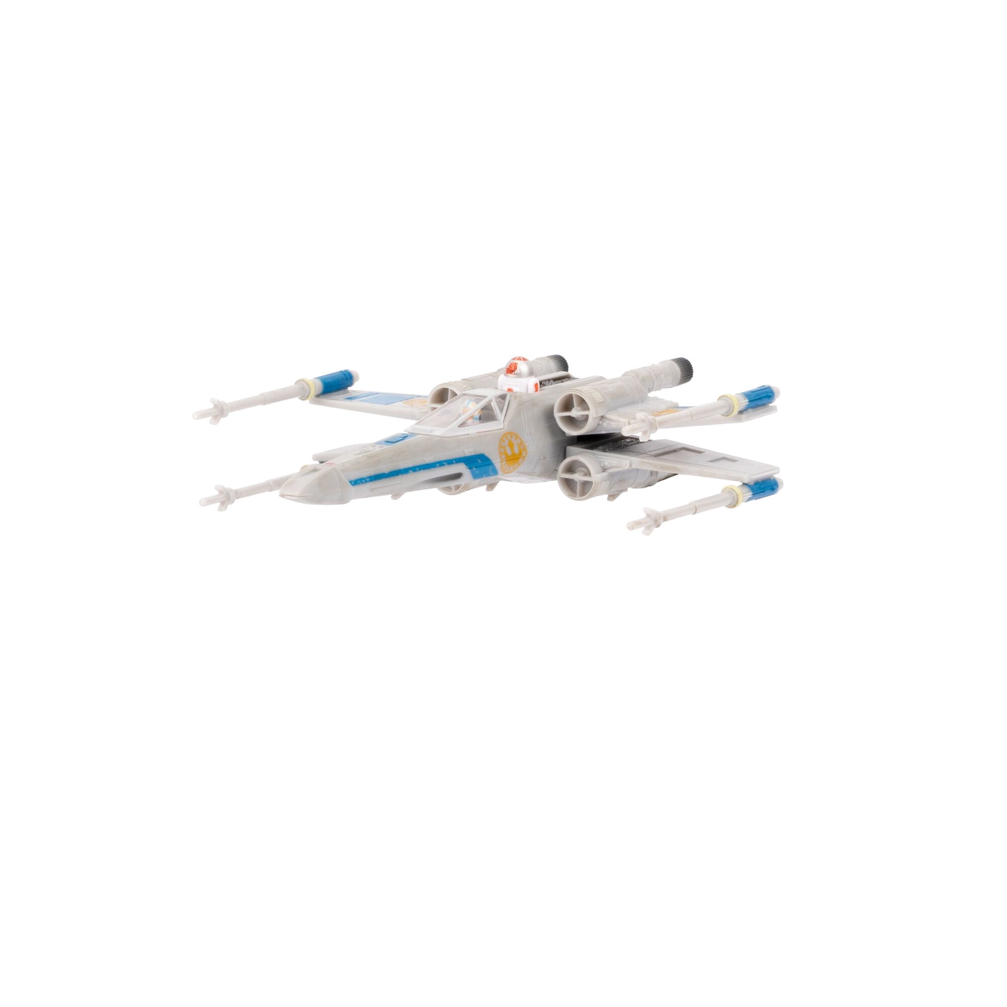 STAR WARS 5 Inch Vehicle and Figure New Republic X-Wing with Pilot (Skeleton Crew) - Series 9