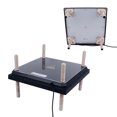 thumbnail image 2 of Brooder Heater for Chicks Poultry Coop Chicken Warmer with Dust Guard Adjustable Height Angle Brooder Plate for Keeping Chicks Warm Cozy Black US Plug 110V, 2 of 20