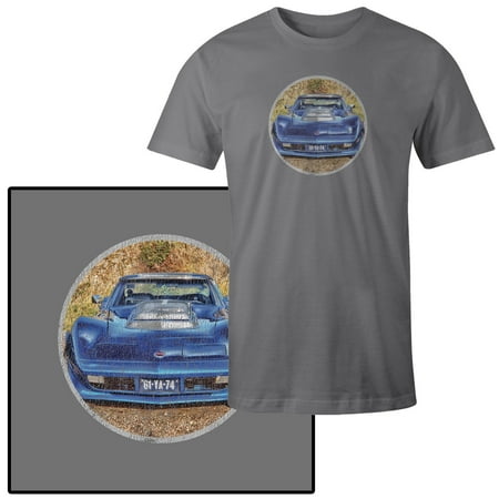 Corvette T Shirts >> Men S Classic Blue Corvette T Shirt Corvette T Shirts >> Men S Classic Blue Corvette T Shirt