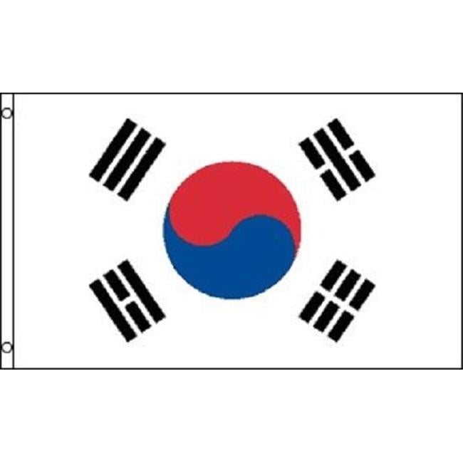 Annin Flagmakers 197603 2 ft. X 3 ft. Nyl-Glo South Korea Flag by Annin Flagmakers