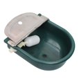 thumbnail image 1 of Bol d'Eau Automatique en Acier Inoxydable avec Couvercle Rabattable pour Vaches, Chevaux et Moutons – Base en Plastique Durable, Niveau d'Eau Stable, Design Respectueux de la Ferme, 1 of 6