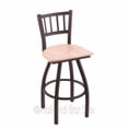thumbnail image 6 of Holland Contessa XL 36" Bar Stool - Nickel/Medium Oak Seat, 6 of 7