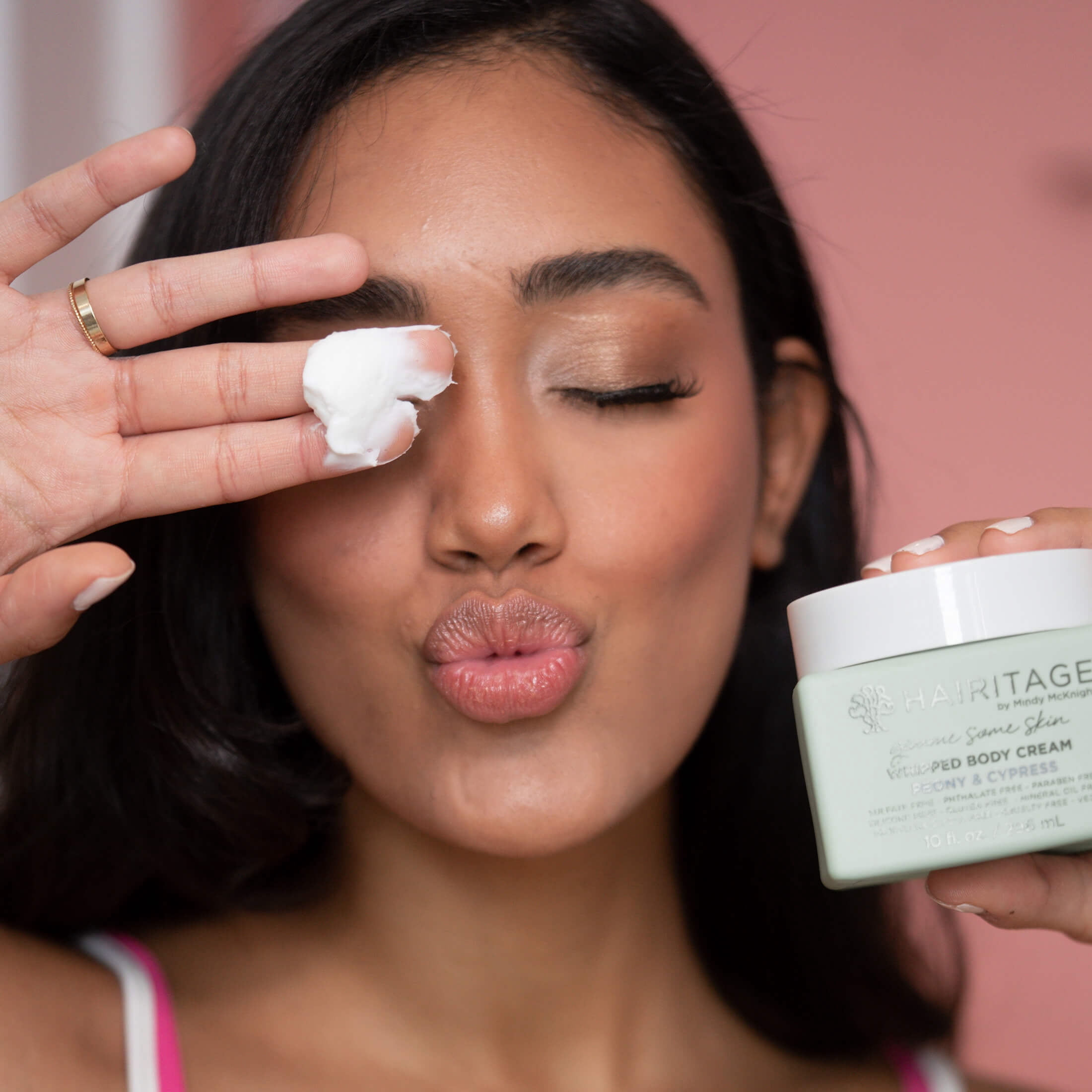 Hairitage Gimme Some Skin Peony & Cypress Whipped Body Cream, All Skin Types, Unisex 10 fl. oz