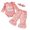 Red, variant on Enyan Newborn Baby Girl Fall Winter Outfit Long Sleeve Romper Floral Daisy Flare Pants and Headband Clothing Set(Size Newborn)