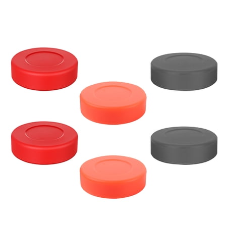 FRCOLOR 6pcs Multi Functional Hockey Practice Puck Set for Sport Training Practical Ice Hockey Game Puck