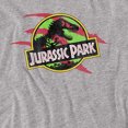 thumbnail image 3 of Jurassic Park - Camiseta Truck para Hombre (Gris Jaspeado), 3 of 5