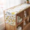 thumbnail image 6 of Table Runners 90 Inches Long Dress Scarves, Yellow Flowers Farmhouse Coffee/Dining/Kitchen Table Runner for Living Room, Elegant Spring Floral Butterflies 13x90 Inch, 6 of 9