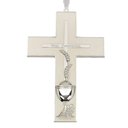 Roman 19948 Cross with Wheat and Chalice Wall Cross, 7-inch Height