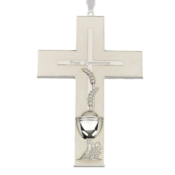 Roman 19948 Cross with Wheat and Chalice Wall Cross, 7-inch Height