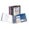 Avery FlexiView 3 Ring Binder, 1 Inch Round Rings, 3 Black Binders