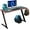 Red, variant on YRLLENSDAN 39.4 In Z Shaped Workstation Gaming Desks, Ergonomic Game Tables for Adults, Computer Desk with Headphone Hook for Home Office, Blue