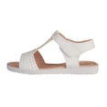 thumbnail image 2 of Huarache Para Niña CASTALIA 035-48 Blanco Velcro Ajustable, 2 of 3