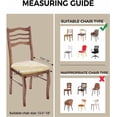 thumbnail image 3 of Yellow Summer Beach Chair Seat Covers for Dinning Room 6 Pack, Comfortable Stretch Chair Slipcovers Cushion Protector for Banquet Kitchen Coastal Nautical Ocean Seaside, 3 of 6