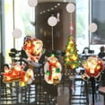 thumbnail image 3 of Christmas Modeling Lamp Santa Claus Christmas Tree Snowman Battery Powered with Suction Cup Decoration Hanging Lamp Marquee Light for Christmas Home Party Window, 3 of 9