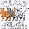 thumbnail image 2 of CafePress - Crazy Cat Lady Baby Light Bodysuit - Baby Light Bodysuit, Size Newborn - 24 Months, 2 of 4