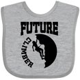 thumbnail image 3 of Inktastic Climbing Future Climber Boys or Girls Baby Bib, 3 of 4