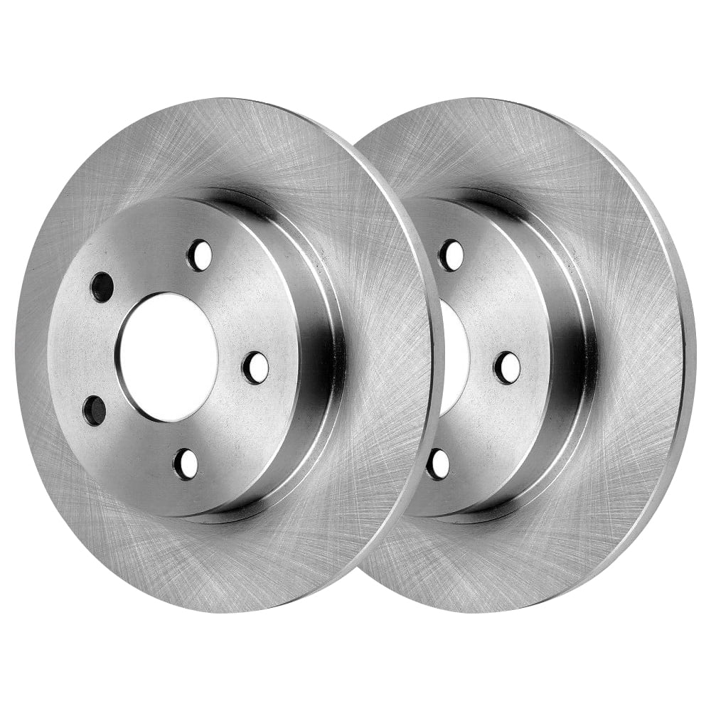 AutoShack Rear Brake Rotors Pair of 2 Driver and Passenger Side