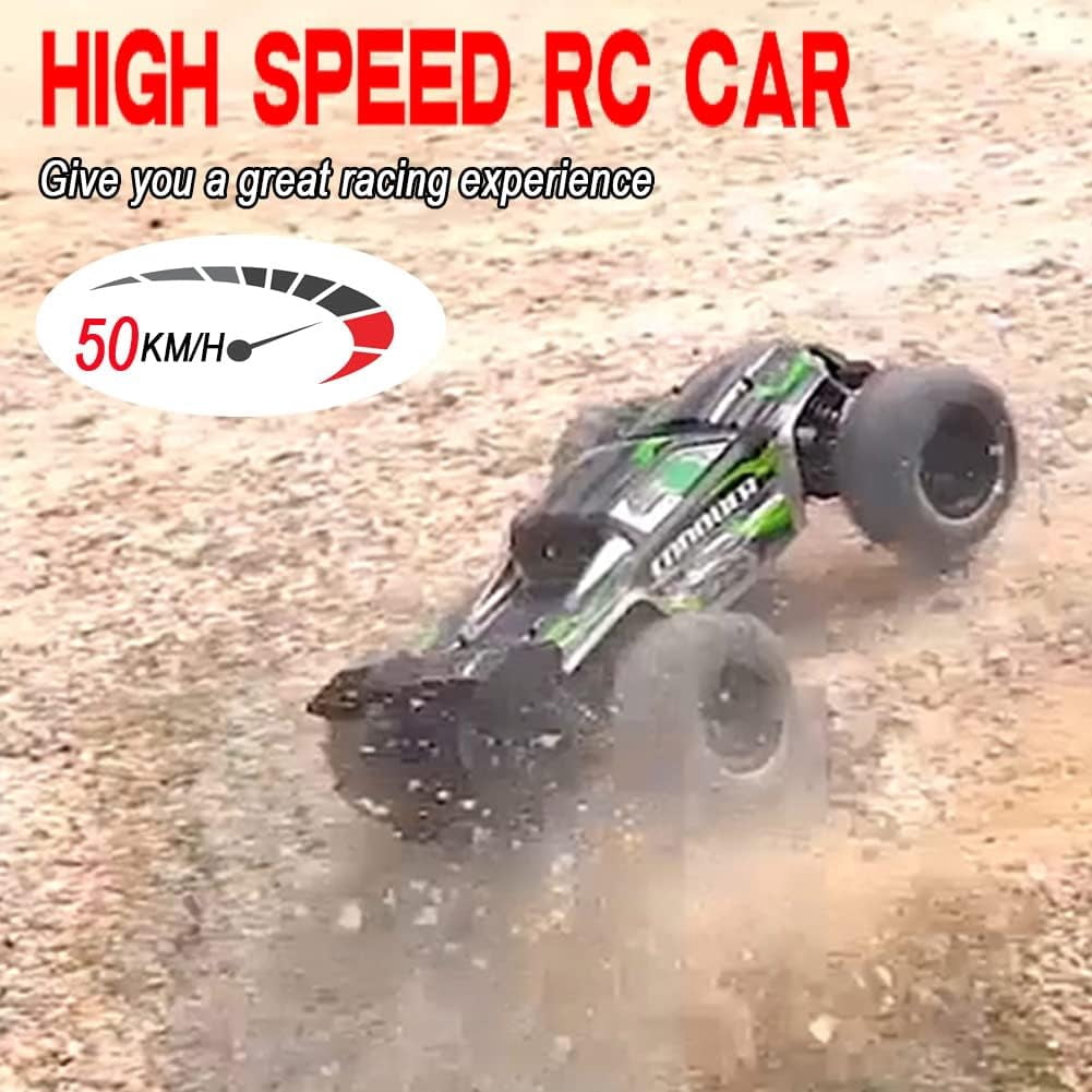 AIGIA Remote Control Car 1:16 Scale RC Cars 50 KMH 4WD High Speed RC Truck for Adults 2.4 GHz All Terrains Off-Road Drift RC Monster Trucks