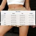 thumbnail image 3 of uublik Ruffle Shorts Women High Waist Wide Leg Summer Elastic Comfy Trendy Shorts with Pockets, Beige, 3 of 6