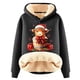 thumbnail image 1 of WILLBEST Sudadera con Capucha "Have Yourself A Mooey Little Christmas", de Terciopelo Grueso, Cálida y Holgada XXXXX-Grande, 1 of 3