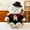 Black, variant on 1Pcs Wedding Plush Bear Doll，Stuffed Bear Doll for Valentine Anniversary Wedding Birthday，Red Bride ﻿