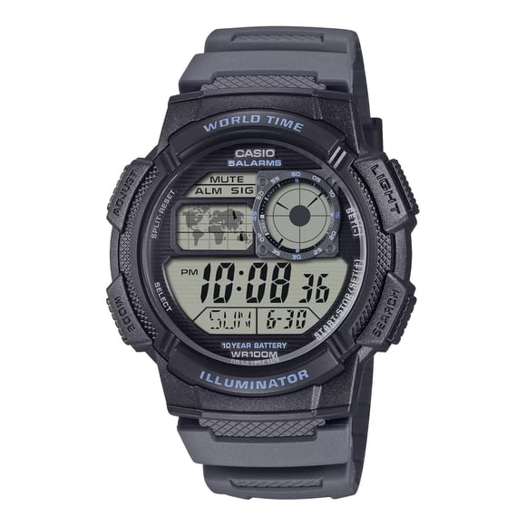 Reloj CASIO AE-1000W-8AVCF World Time-Gris