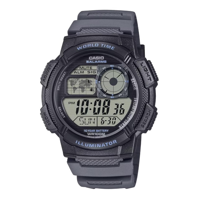 Reloj CASIO AE-1000W-8AVCF World Time-Gris