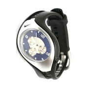 3i by Nike Men's 12mm Aluminum S-Shape Mineral Glass Sport Wristwatch, Blue Silver