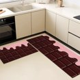 thumbnail image 5 of Kitchen Rugs Sets of 3 Non Slip Washable Kitchen Mats for Floor, Kitchen Runner Rug, Floor Mat Carpet for Entryway, Laundry, Sink, 5 of 12