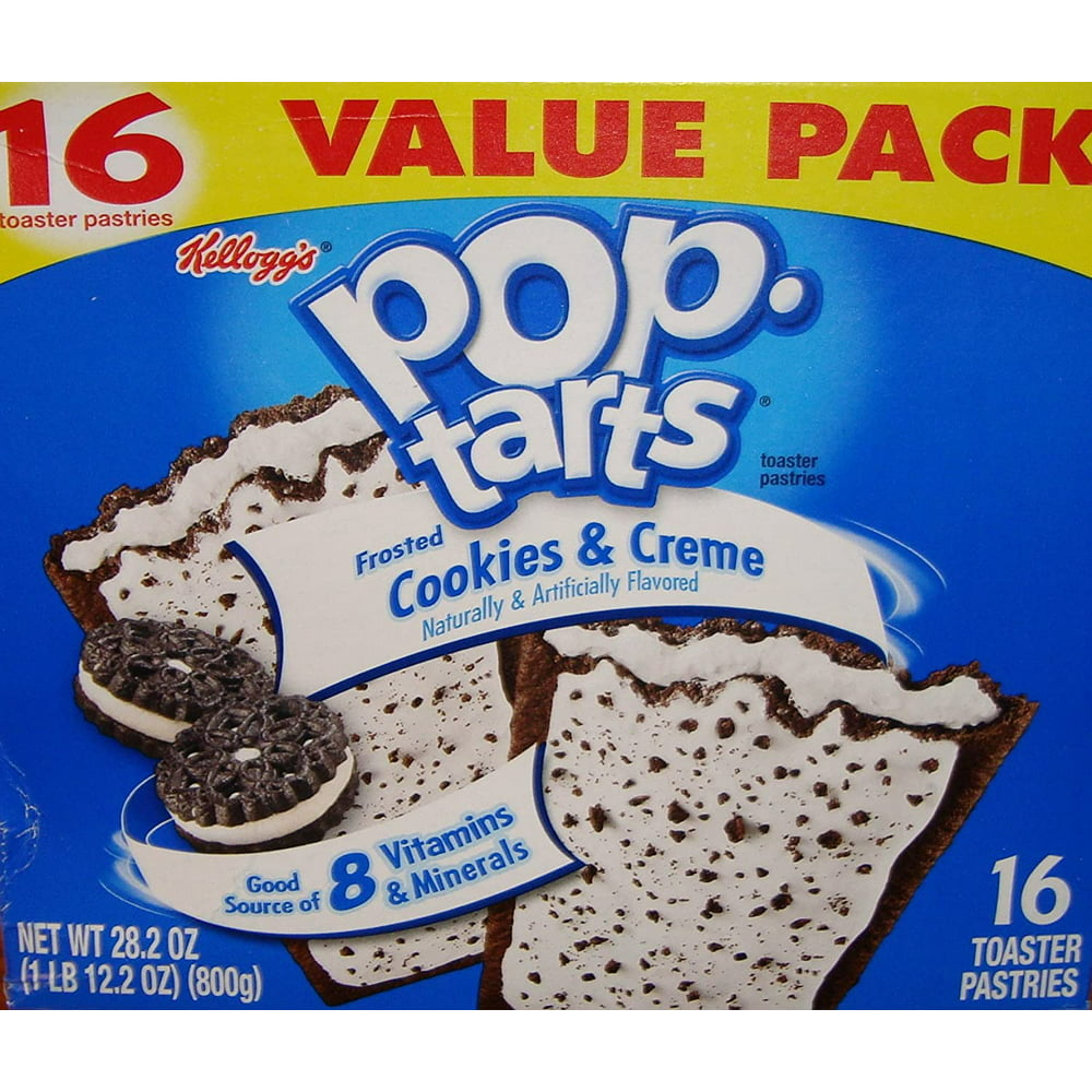 Pop Tarts Frosted Cookies And Creme Toaster Pastries