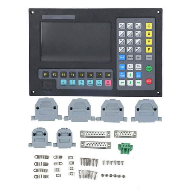 Controlador CNC con pantalla LCD, enlace de 2 ejes CNC Sistema de control de movimiento CNC Controlador de movimiento CNC diseñado para el futuro
