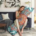 thumbnail image 5 of Mandala Long Body Pillow Cover – Soft & Breathable Meditation Fabric, Hidden Zipper, 20"x54", Psychedelic Trippy Print – Gift for Side Sleepers, Pregnancy, Zen Home Decor, 5 of 7