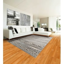 Nourison Karma Banded Stone 5'3" x 7'4" Area Rug, (5x7)