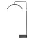 thumbnail image 5 of Lámpara de pie LED de 36 W con forma de media luna, 7 colores, color negro, 22 pulgadas, control remoto por cable, 3200 K a 5600 K, 100-240 V, 5 of 15