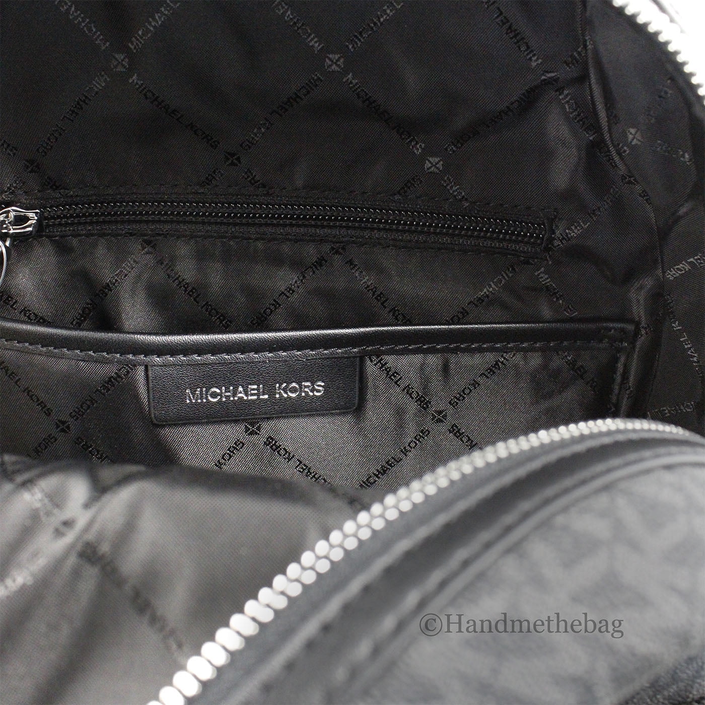 Michael Kors Womens Sheila Medium Signature Logo Backpack 35H3S6HB6B--001