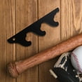 thumbnail image 4 of BRIGHTFUFU 1Pair Black Baseball Bat Storage Rack Wall Mount Display Stand with Easy Installation, 4 of 8