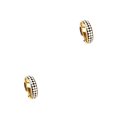 thumbnail image 1 of Anillo con diseño de tablero de ajedrez Minnieouse joyería femenina elegante Dorado talla 8 2piezas, 1 of 6