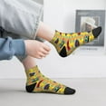 thumbnail image 2 of Pofeuu 90s Audio Tape Print 30cm Socks, Adult Running Hiking Socks for Youth and Adult, 2 of 7