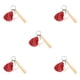 thumbnail image 3 of Kearding Llavero de béisbol de 3 piezas, guante de murciélago, colgante para mochila, llavero, decoración del hogar, juguetes de fiesta, Type3 NO3, 3 of 6