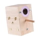 thumbnail image 5 of Caja nido para loros, casita para pájaros, jaula para periquitos, caja de madera para cría y apareamiento de canarios. Colgando a la izquierda, 5 of 9