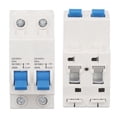 thumbnail image 1 of DC230V 400V 2P Miniature Circuit Breaker Leakage Protection Air Switch DC Disconnect Switch Interlock Conversion Manual Power Switch Standard Rail Installation, 1 of 8