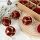 thumbnail image 4 of Decoraciones para fiestas navideñas, bolas colgantes flocadas, decoración navideña para escaparates de centros comerciales, bolas pintadas, colgantes para árboles de Navidad., 4 of 6
