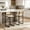 Honey + Paper Rope + Farmhouse, variant on AUU Set of 2 Hand-Woven Paper Rope Counter Stools with Footrest for Kitchen Island and Dining Room